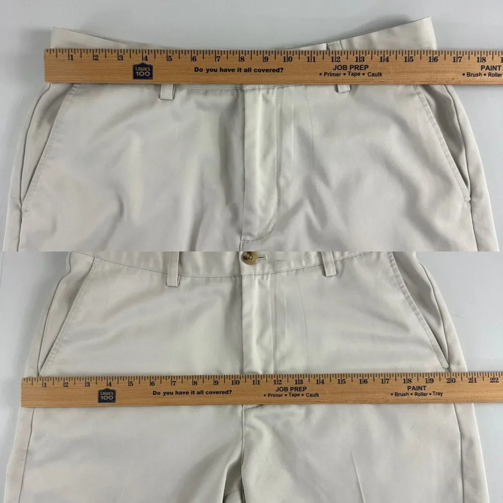 Vineyard Vines Links Shorts Men's 32 Beige Golf Chino Casual Shorts